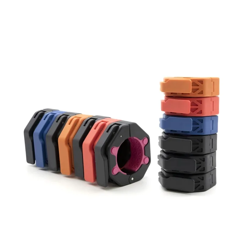 Magnetic barbell clip custom logo with a small amount of non-slip barbell collar, suitable for gym and home use