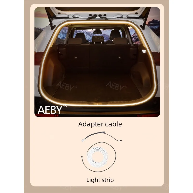 

For Toyota Rav4 2020-2026 LED ambient lighting inside the car,Decorative automotive parts,Luggage compartment light,Auto Parts