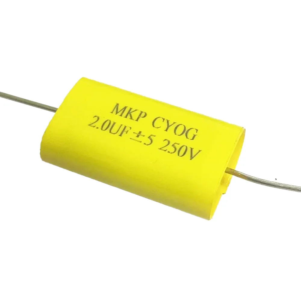 10PCS MKP Genuine Axial Audio Electrodeless Capacitor 250V 1UF 1.5 1.8 2.2 2.7 3.3 4 4.7 5.6 6.8UF 8.2 10 12 15 18 20 22 33 47UF