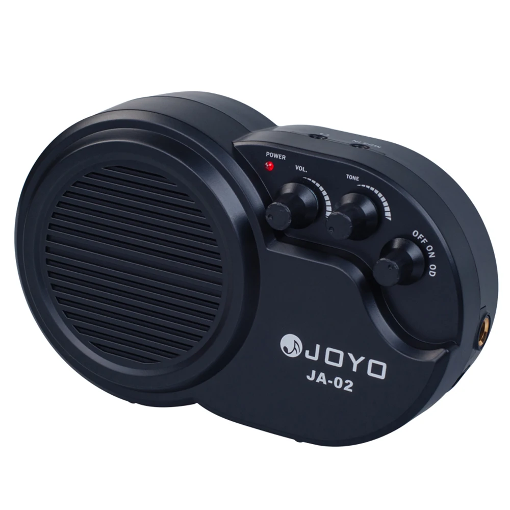

JOYO JA-02 Portable 3W Guitar Amplifier Volume & Tone Adjustment 3.5mm Headphone Jack Mini Guitar Amp with Hang Clip Design