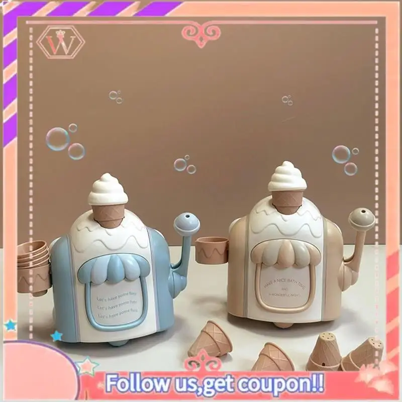

Upgraded Manual Ice Cream Shaped Foaming Soap Dispenser,Foamer For Shower Gel & Hand Soap,Ideal For Bathroom & Kitchen Use