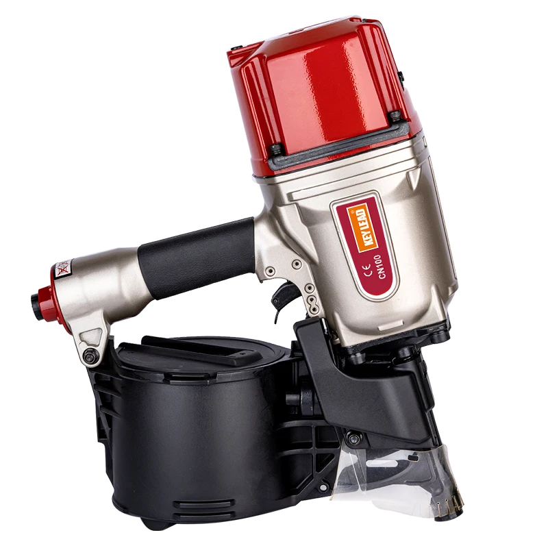 Imagem -06 - Framing Nail Gun Bobina Pneumática Siding Nailer Heavy Duty Air Nailer 15 Graus 21 a para Madeira Esgrima Decking Cn100