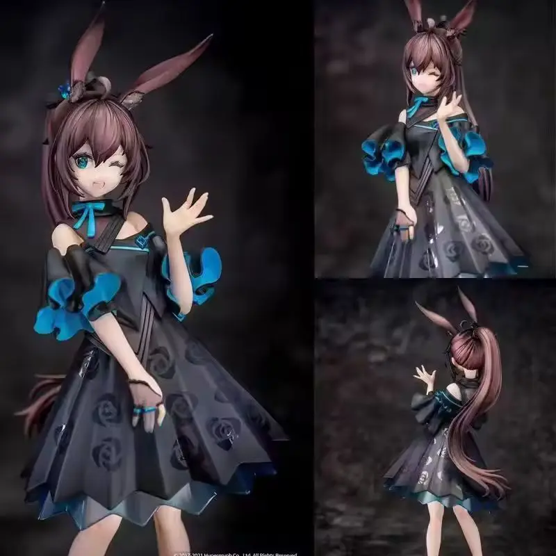 Figura de Anime Amiya Bunny Girl em Pose de Pé, Modelo Colecionável em Caixa, Figurinha para Colecionadores do Anime Arknights