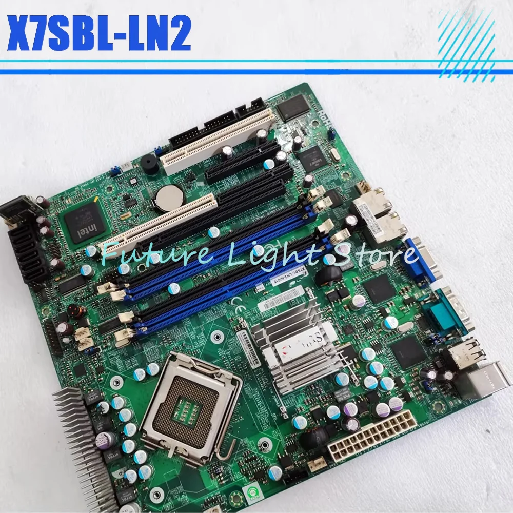 X7SBL-LN2 Dual Network Card Industrial Control Computer Motherboard LGA-775 8Gb DDR2 M-ATX Server Motherboard