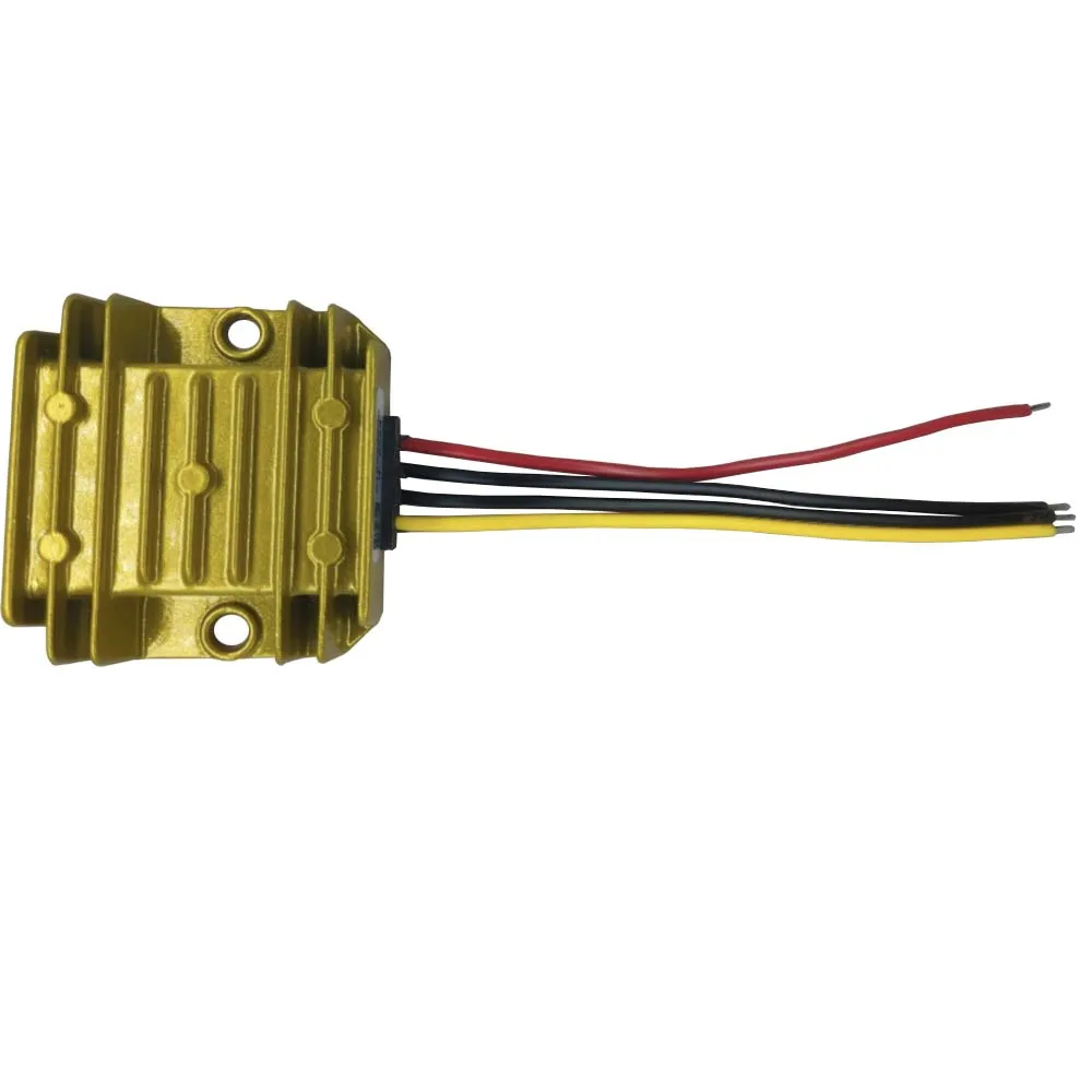 GYVRM Low Power Golden Casing DC DC Boost Module 12V to 13.8V 15V 19V 20V 24V 28V 30V 36V 48V Boost Converter 12V to 24V 1-5A