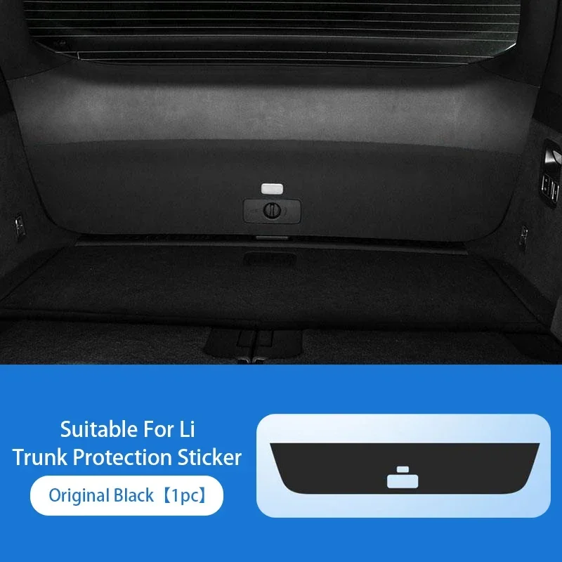 For Li LiXiang L6 L7 L8 L9 Car Tailgate Protection Sticker Trunk Protection Mat Anti-kick Guard Plate Fit Ideal L6 L7 L8 L9