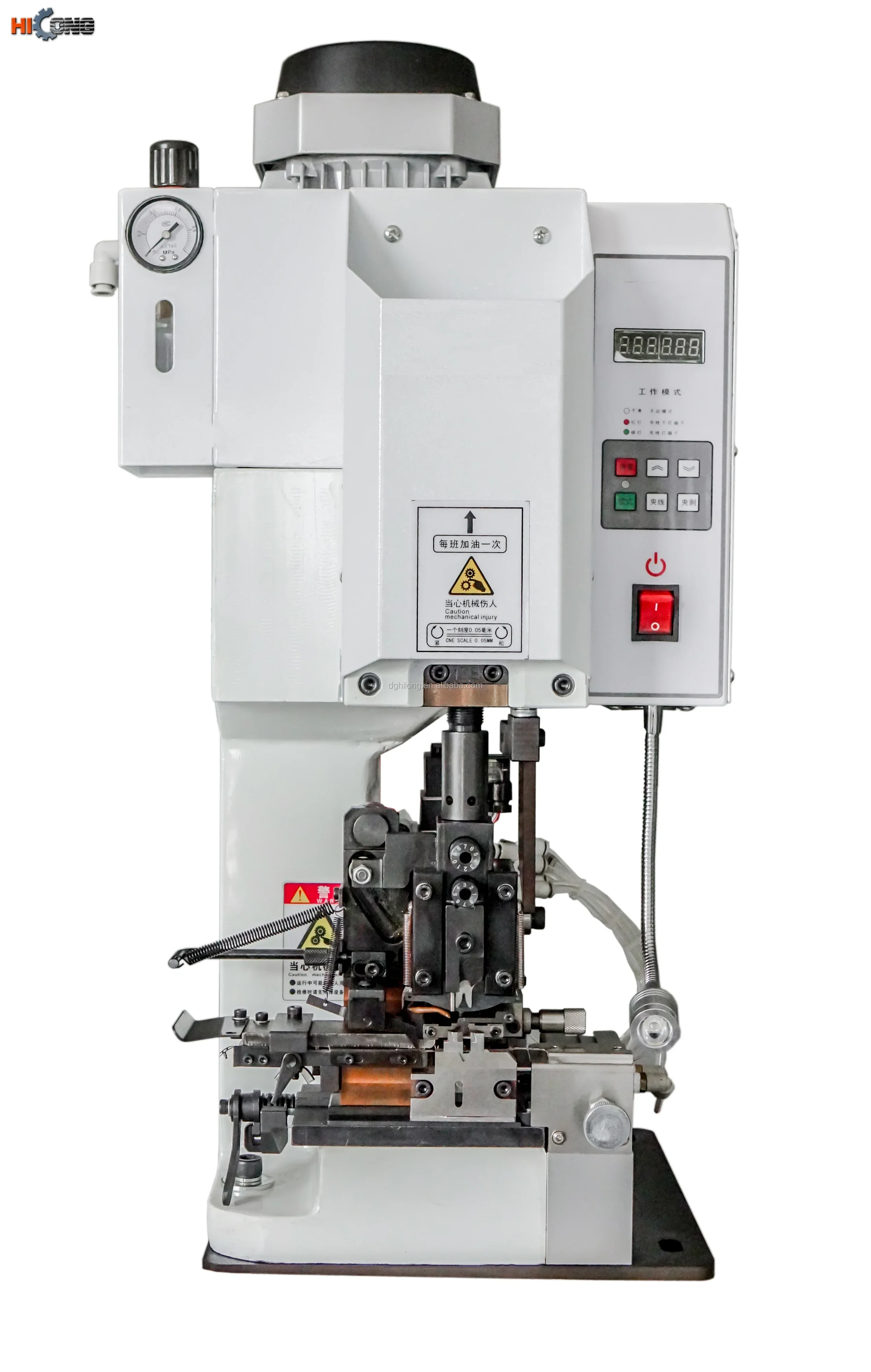 Wire Stripping And Terminal Crimping Machine Semi-automatic Wire Stripping Crimping Machine
