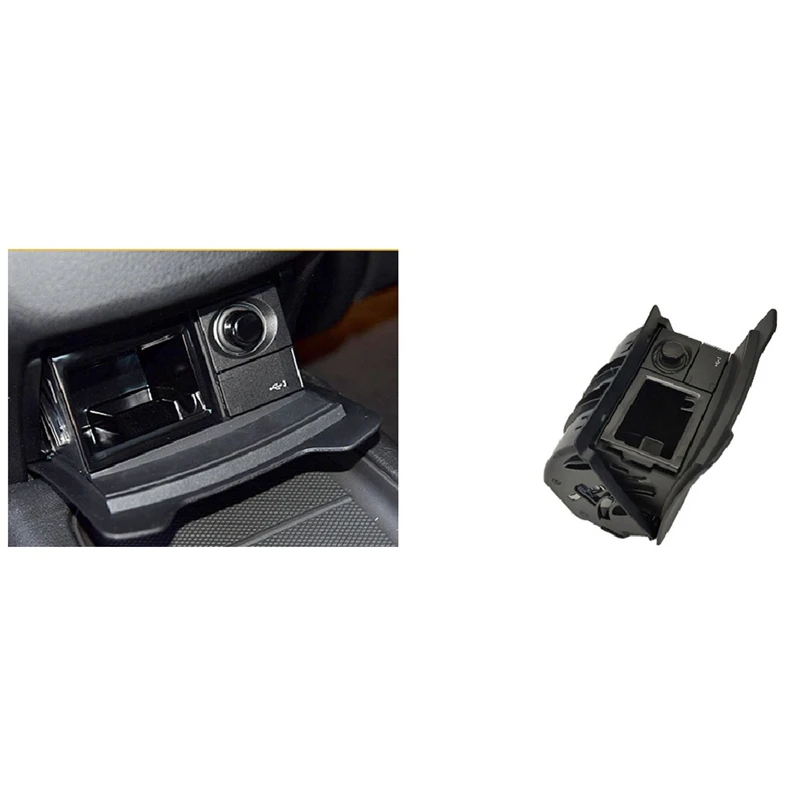 

For Mercedes-Benz E-Class W213 2016-2020 Rear Armrest Box Cigarette Lighter Ashtray Assembly 2136808204 Auto Accessories Black