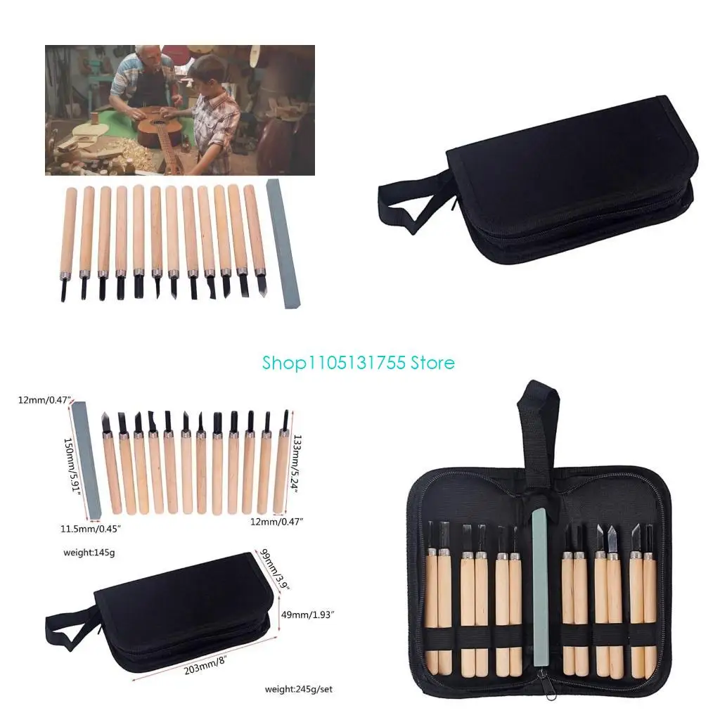 K0EF Carving Tools Set Carving Hand Tools with Carving Knife Whittling Knife for Spoon,Bowl General Woodwork