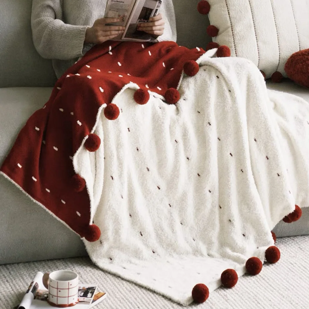 Christmas Plush Throw Blanket Cozy Sofa Couch Bed Blanket Nap Xmas Holiday Decor Gift Xmas Gift Idea Cozy Plush Fleece Blanket