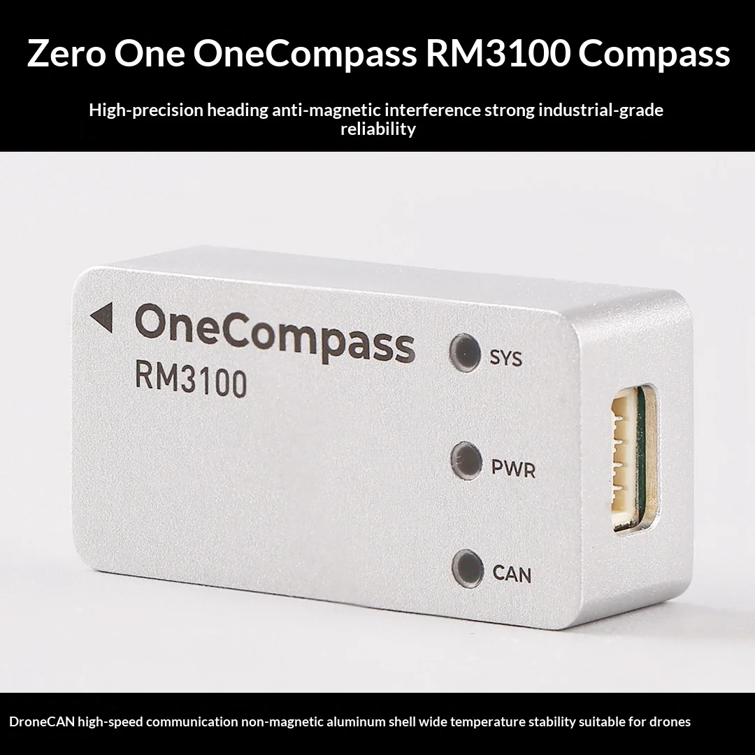 

ZeroOne OneCompass RM3100 External Magnetometer Industrial Grade Anti-Interference Compass Module STM32L431