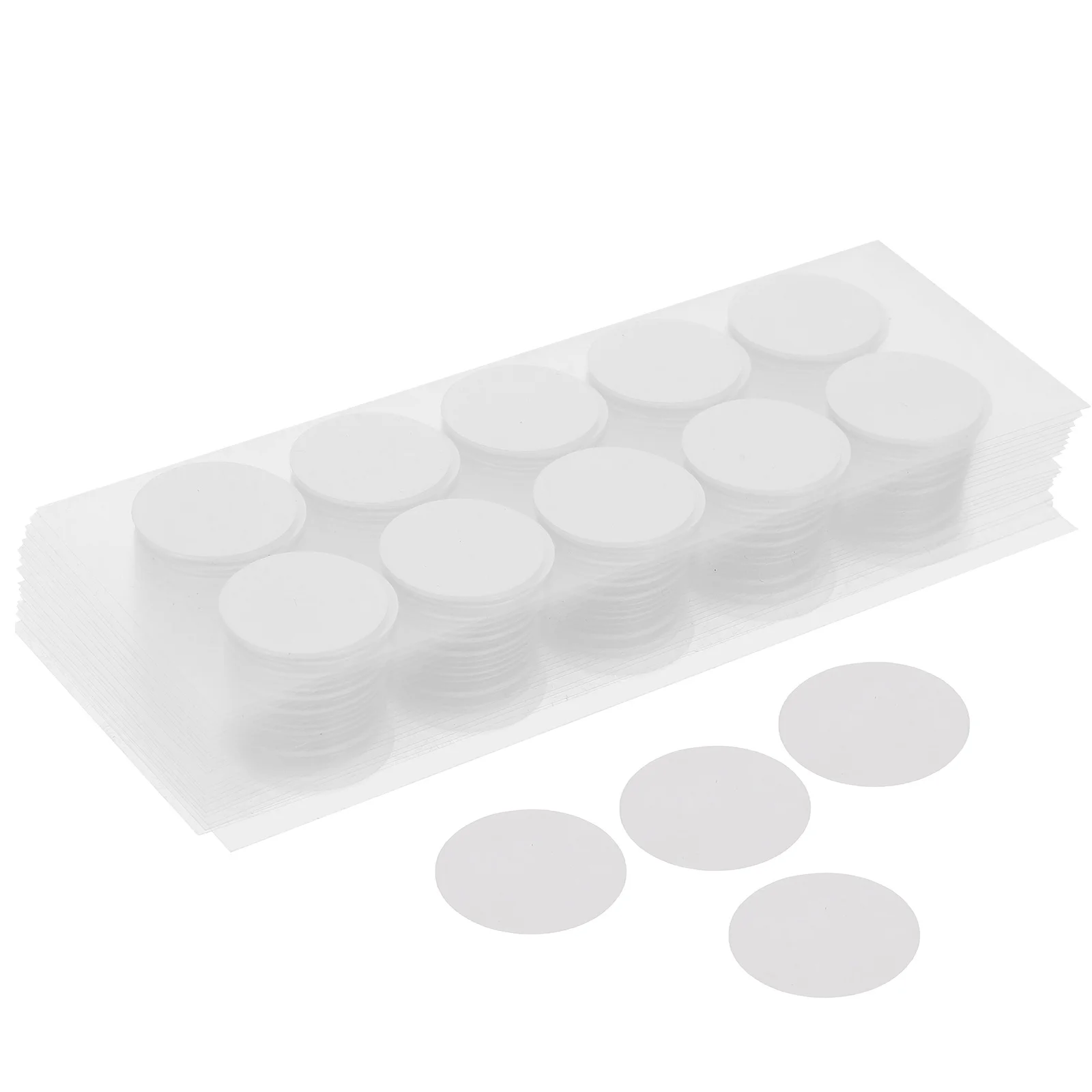 1 Set No Trace Punti adesivi biadesivi Trasparente Mastice appiccicoso rimovibile Adesivi a punti rotondi impermeabili per poster da appendere alla parete