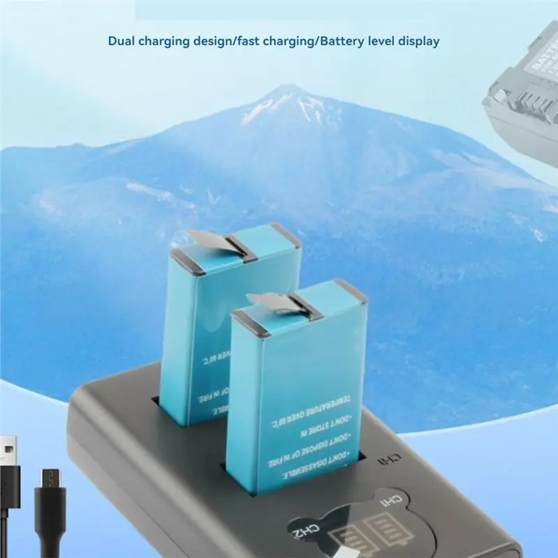 T31C-Dual For Gopro MAX Rechargeable Lithium Battery For 360 Panoramic Action Cameras Batteries Accessories
