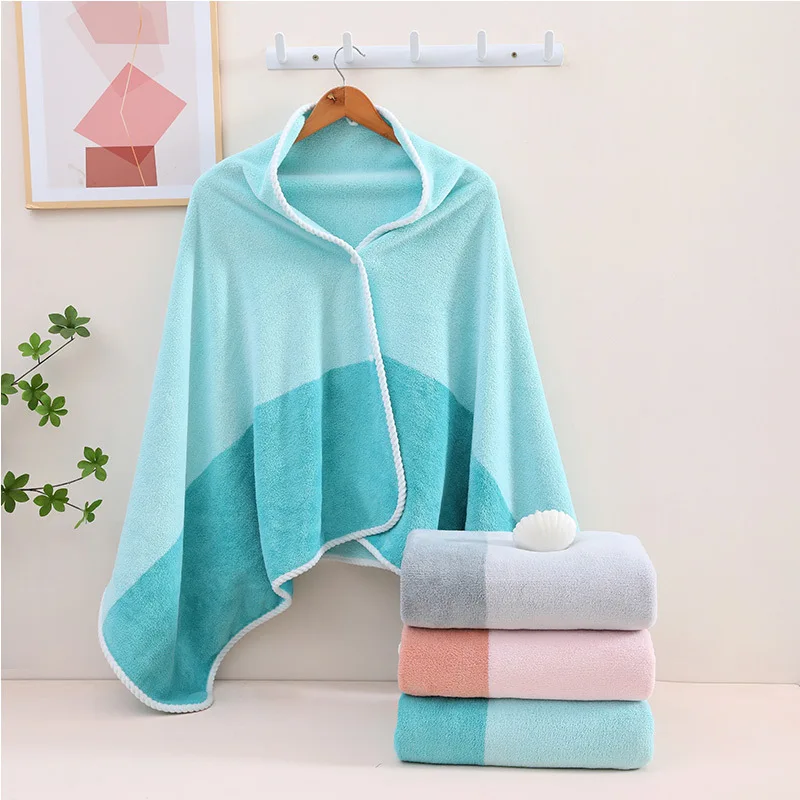 New Microfiber Bath Towel Absorbent Soft Large Beach Towel Home Hotel  Travel Towels 75*155cm Bathing Skirt Shawl Wrap Towel