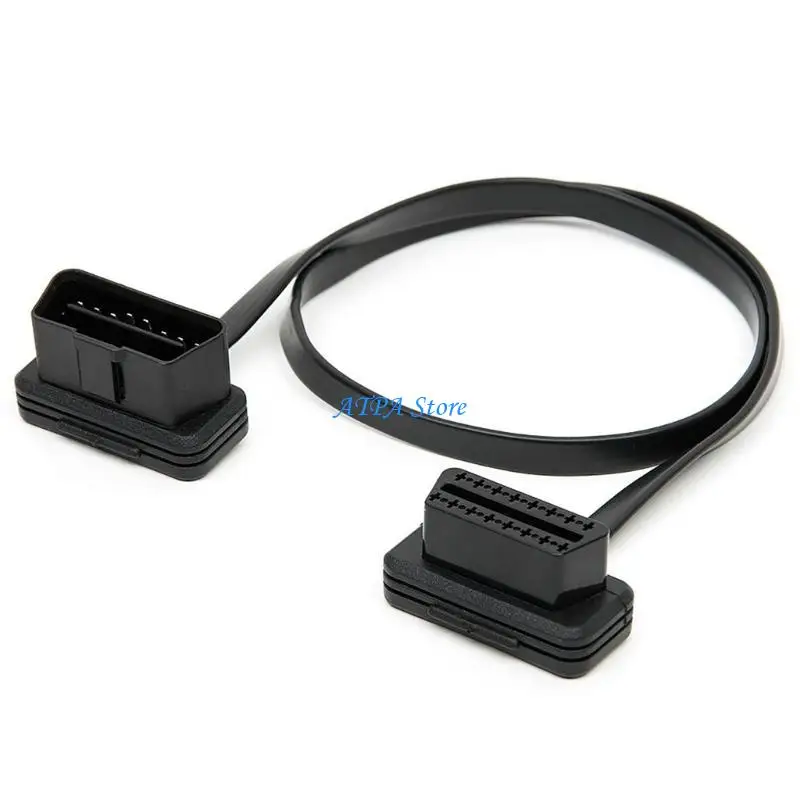 U13C Diagnostische Erweiterungskabel -Adapter OBDII OBD2 Auto Car Männlich an weibliche Autoscanner -Verlängerungsdrahtadapter