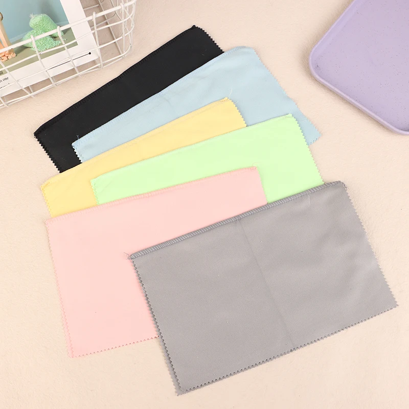 Double-Layer Jewelry Polishing Cleaning Cloth Soft Wiping Cloth For Sterling Silver Gold Diamond Platinum Precious Stones Coins