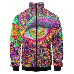 Funny Men's 3D Printing Jacket Fashion Art Style Spring Autumn Casual Zipper Coat Harajuku Comfortable Men Women Clothing Top