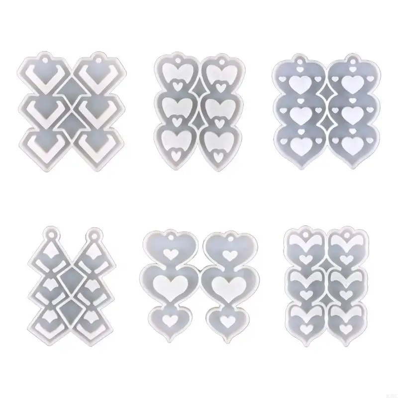 

R3MC Серьговая подвесная силиконовая форма для DIY Epoxy Casting Charse Jewelry Mast