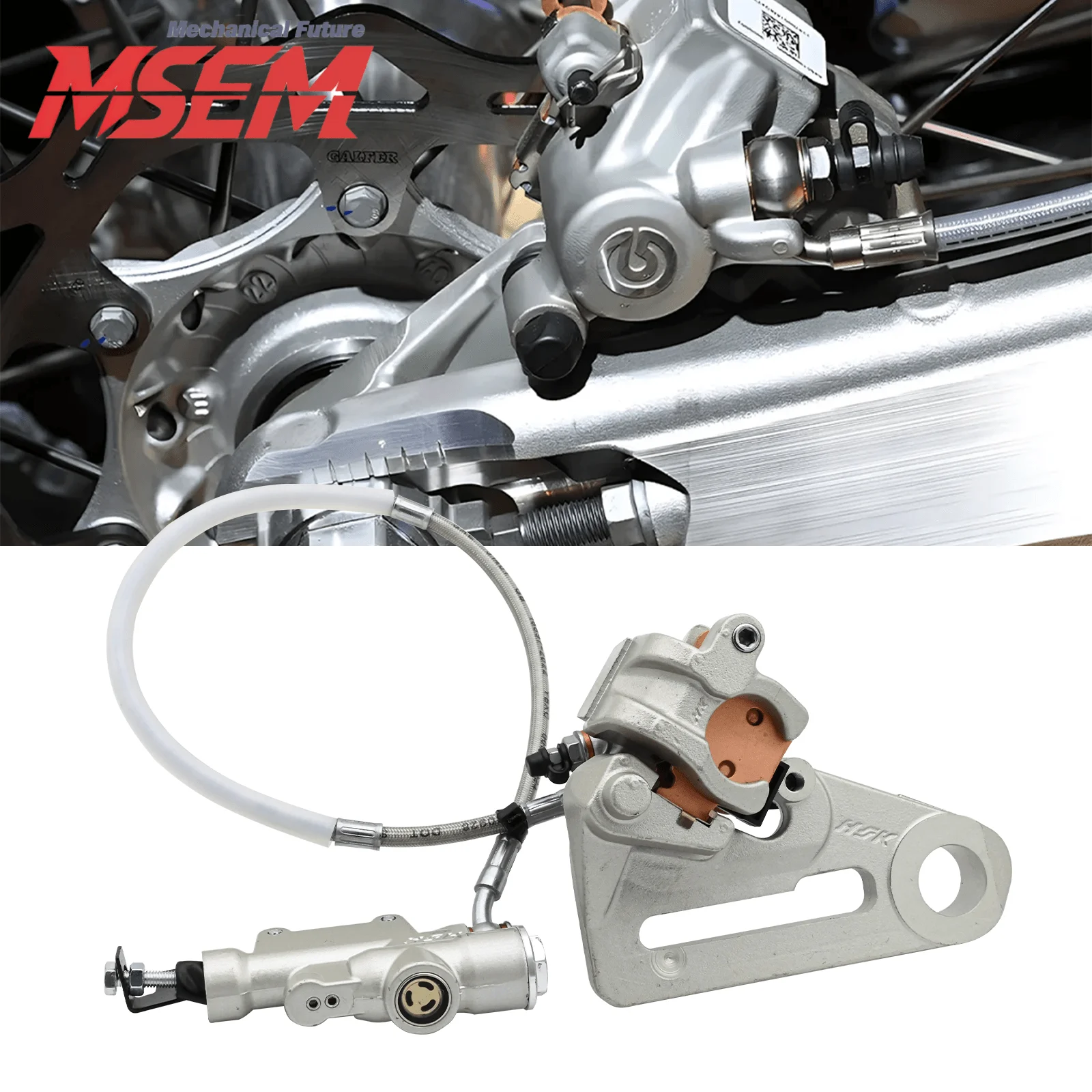 

Rear Brake Pump Assembly Hydraulic Caliper For KTM SX XC EXC SXF XCF EXCF Husqvarna TE FE TC FC TX FX 2014-2023 Dirt Bike Parts