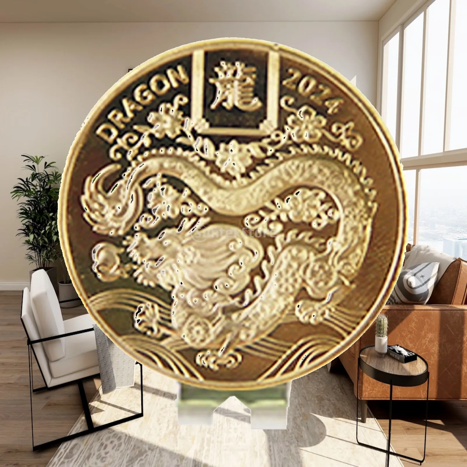 Custom Zinc Alloy Golf Ball Marker Hat Clip Magnet Dragon Design Cap Accessory for Golf Gear Decoration