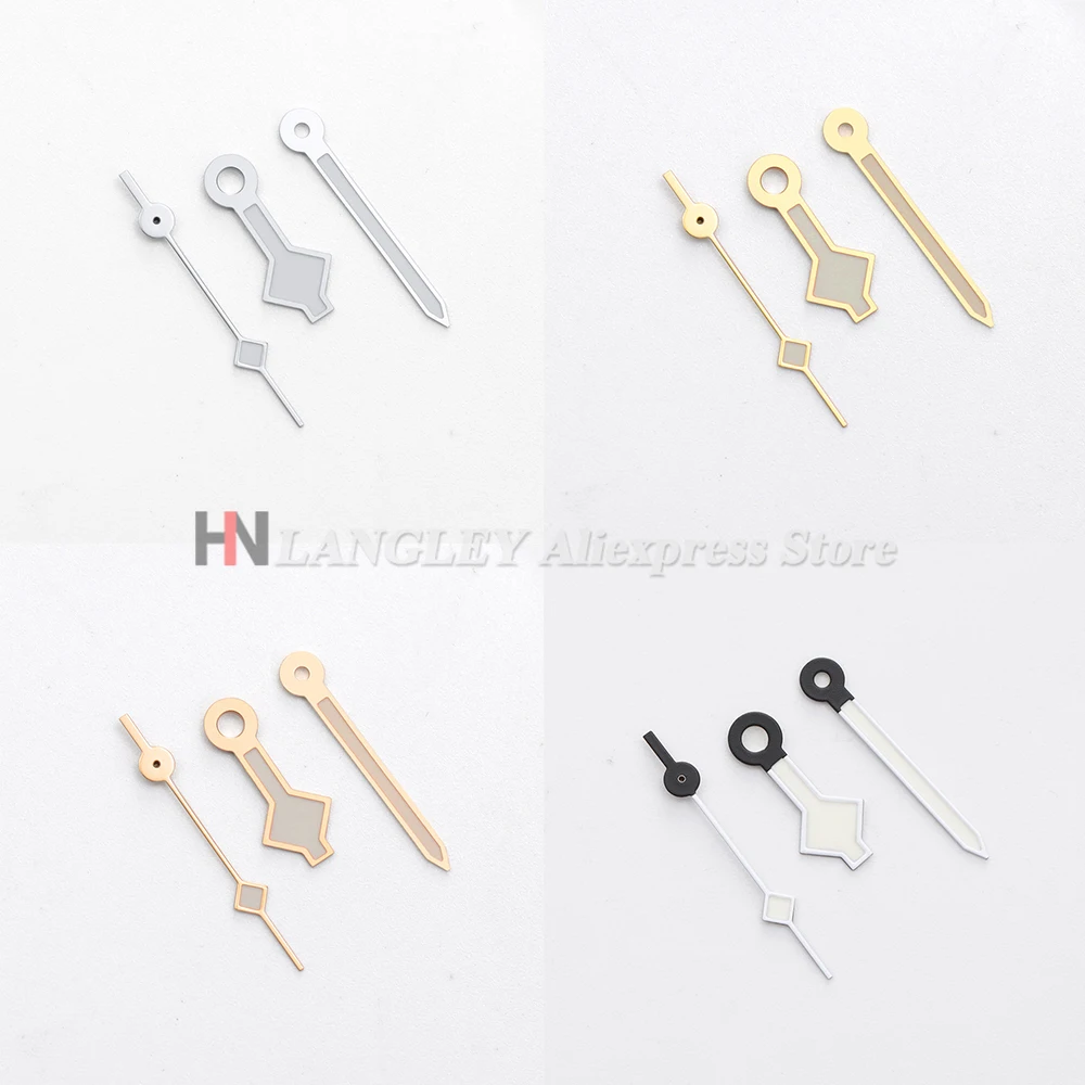 NH35 Leuchtender Schneeflockenzeiger Gold/Silber/Schwarz/Roségold Uhrzeigeruhr Passend für NH35 NH36 7S26 7S36 4R35 4R36 Uhrwerk Zubehör