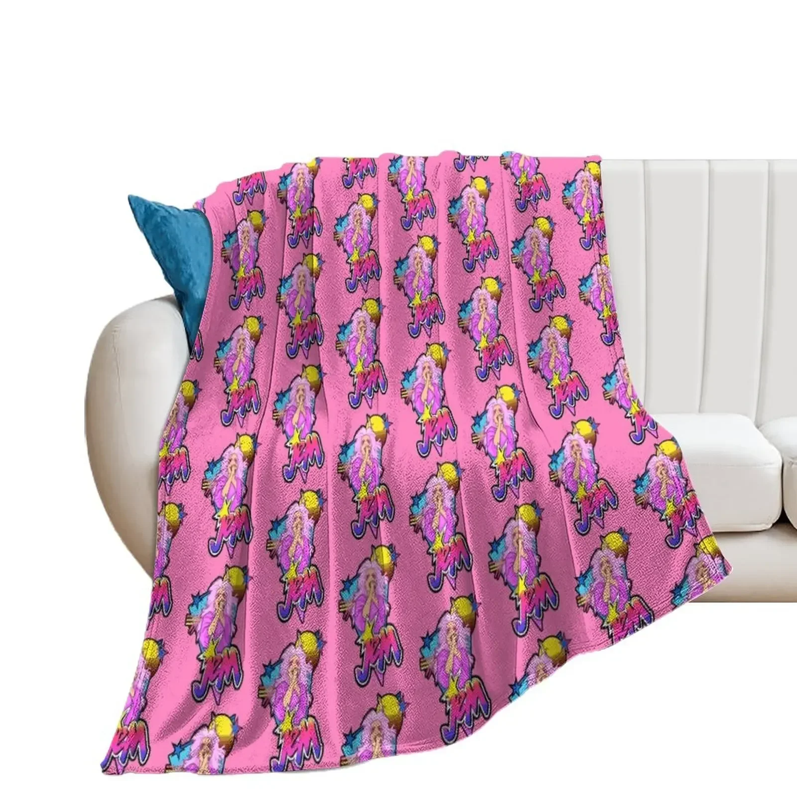 RETRO 80S JEM Throw Blanket for winter christmas gifts Blankets