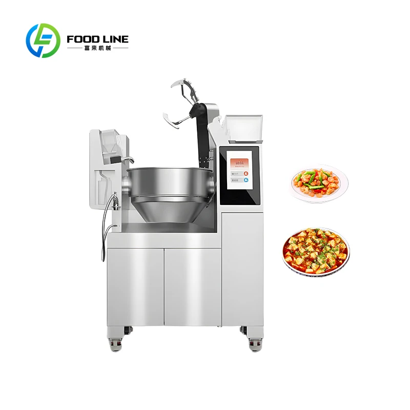 وعاء طبخ طبل تجاري كبير غير لاصق آلة قلي الأرز روبوت الطبخ الذكي الأوتوماتيكي #1