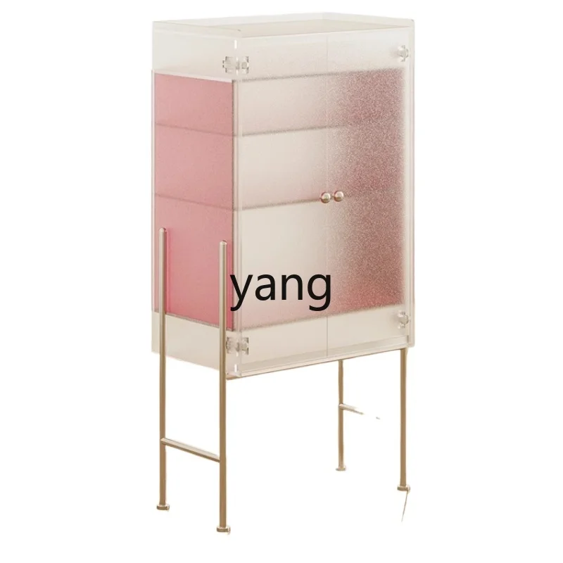 1LTT living room small side cabinet Italian minimalist decorative cabinet household display cabinet