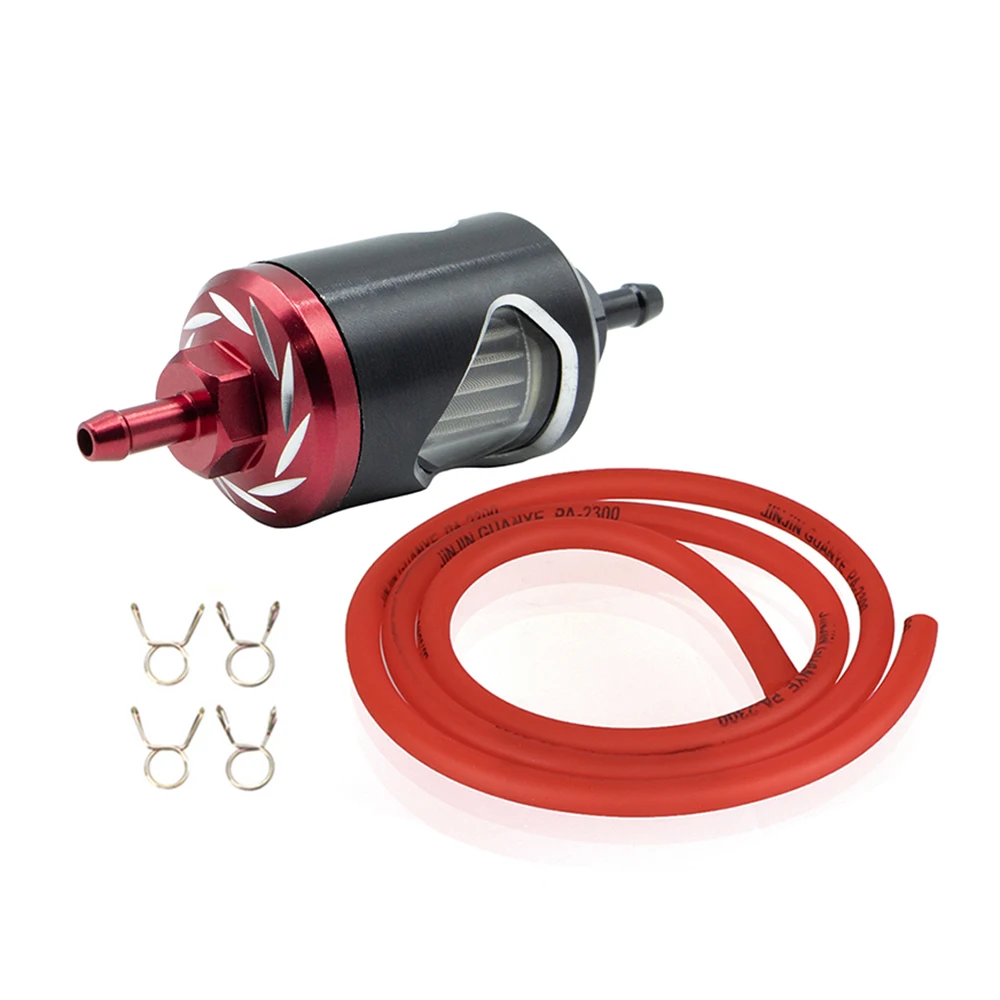 

Universal Motorcycle High Performance Oil Filter 6mm Alloy Motor Oils Filter Stainless Steel Core Glass Perspective Filter