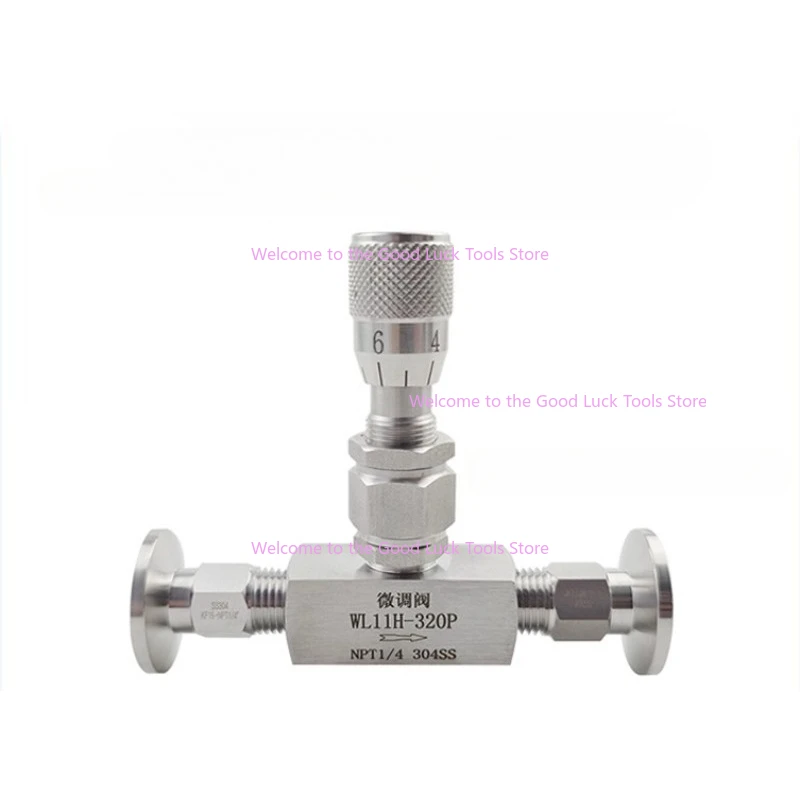 

1PC KF10 KF16 KF25 KF40 KF50 304 Stainless Steel Micro Metering Flow Regulating Valve Controller For Water Gas Oil