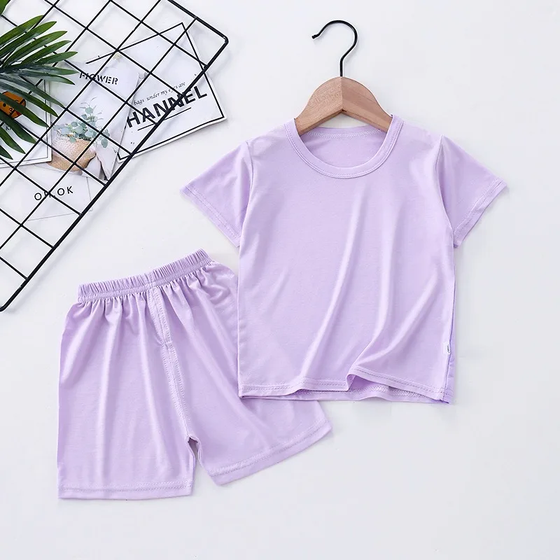 الربيع الصيف طفل الفتيات الملابس منامة مجموعات الاطفال الصبي مشروط Homewear مشروط ملابس نوم الأطفال الملابس الداخلية منامة دعوى #4