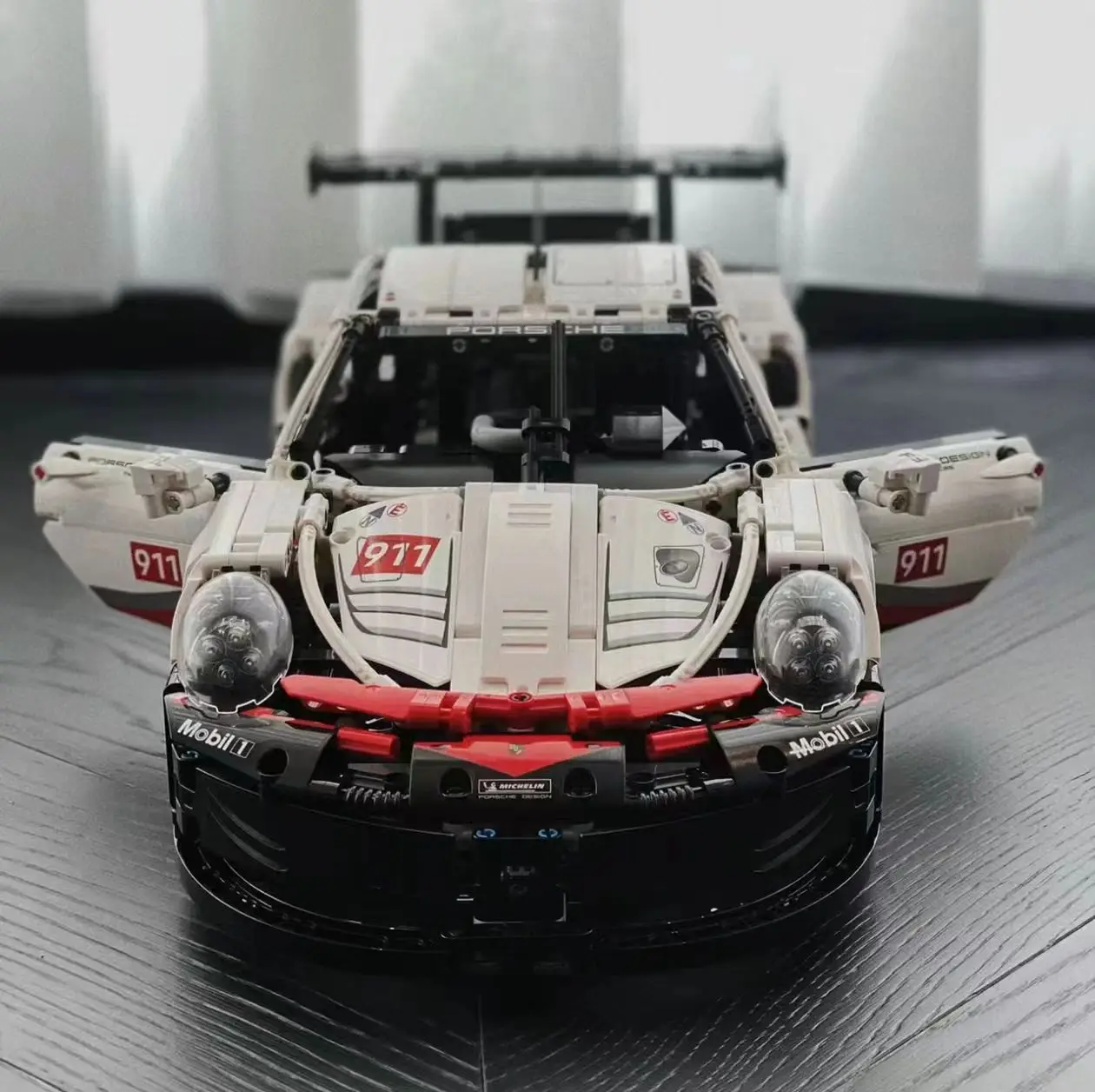 911 RSR Car Compatible 42096 Bricks 1580 PCS DIY Toys Christmas Gifts Birthday Gifts dominoes Blocks Construction Toys