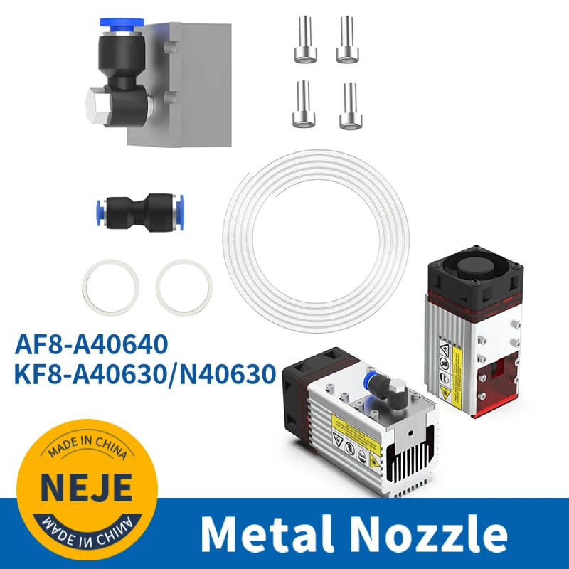 NEJE AF6 KF8 MF8/MF11 ręczny zestaw wspomagania powietrza do MODULE-1.5MPA laserowego NEJE dla modułu laserowego A40640,N40630,N30820 itp