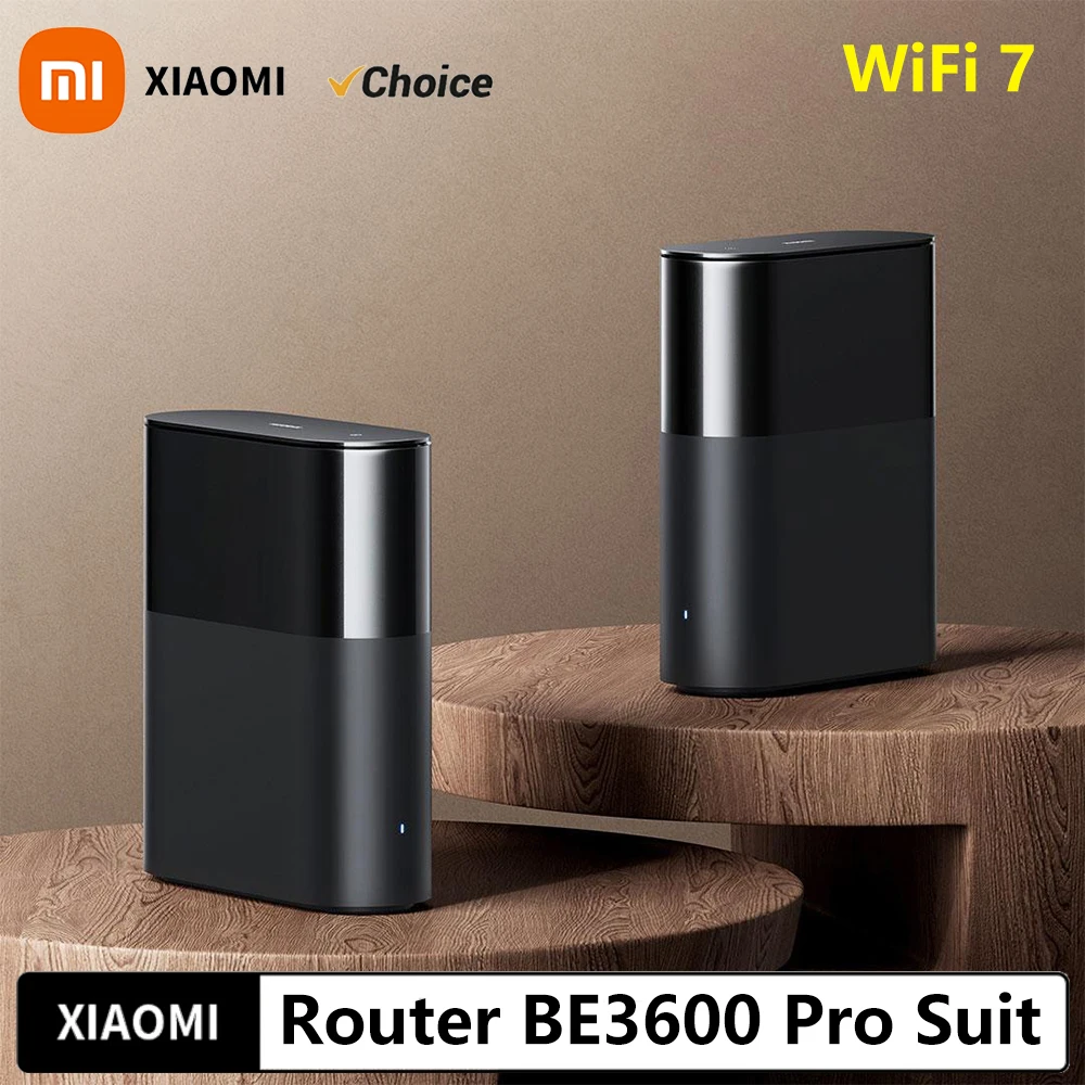 Xiaomi Router BE3600 Pro Set WiFi 7 Dual-Band Qualcomm Quad-Core Gaming Acceleration 3570Mbps Dual WAN LAN Mesh Network Repeater