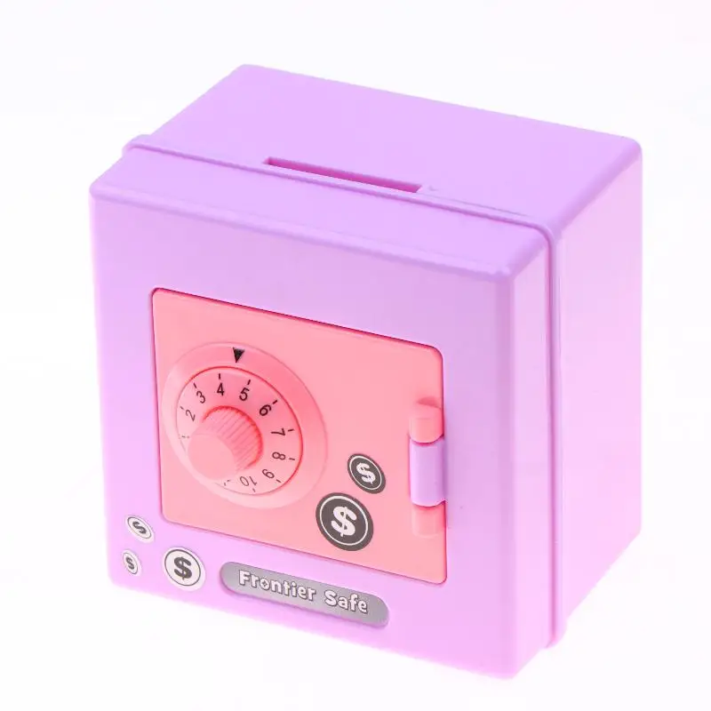 Tirelire coffre-fort avec code pour enfants boîte à monnaie_voghion.com