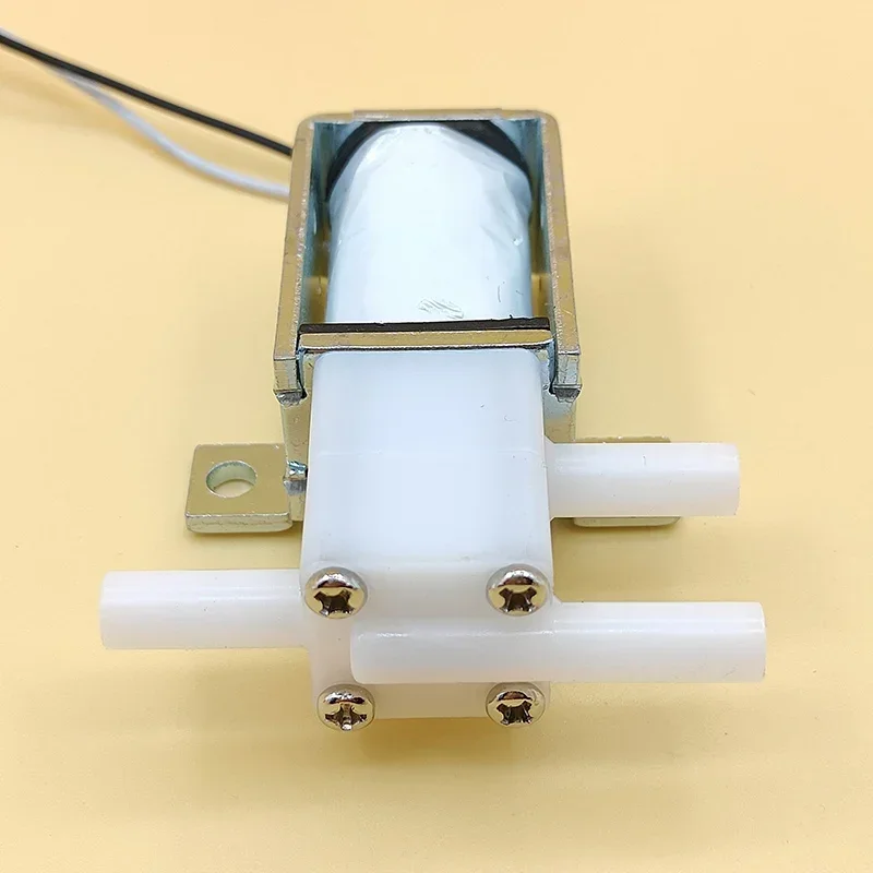 DC 24V 2-position 3-way Micro Electric Solenoid Valve N/C N/O Mini Water Air Flow Control Valve DIY Massager Coffee Tea Machine image 2
