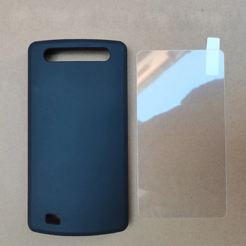 Soft Silicone Anti-fall Protective Shell Skin Case for Sunmi M2 handheld terminal Tempered Glass Screen Protector Film