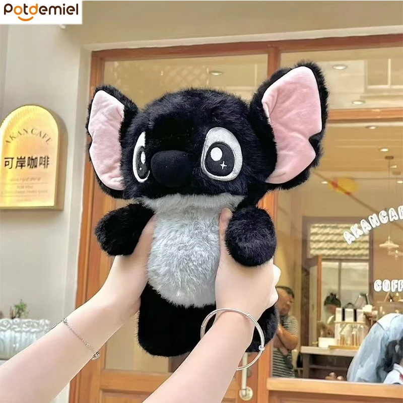 

Плюшевая кукла Stitch, мягкая черная плюшевая игрушка Stitch, мягкая кукла 35 см, плюшевая игрушка из мультфильма аниме, детский подарок на день рождения