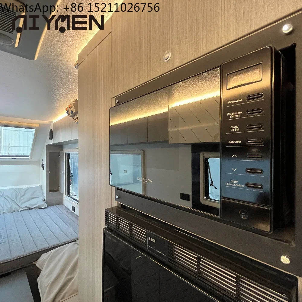 Quick Automatic Opening Camping Family Hybrid RV Luxury Trailers Hybrid Caravan off Road Camper With Online Support