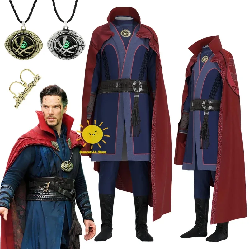

BEAST KINGDOM фильм Доктор Стрэндж косплей Стивен Стрэндж костюмы для косплея костюмы ожерелье кольцо Хэллоуин карнавал Cos взрослые мужчины
