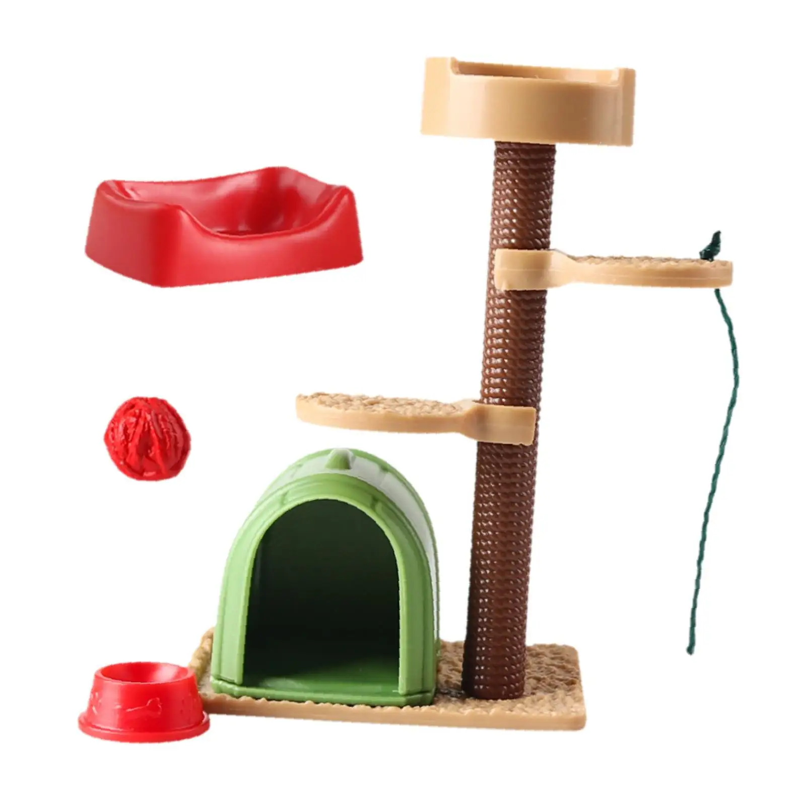 Climbing Frame Playset for Dollhouse Fairy Garden Micro Landscape