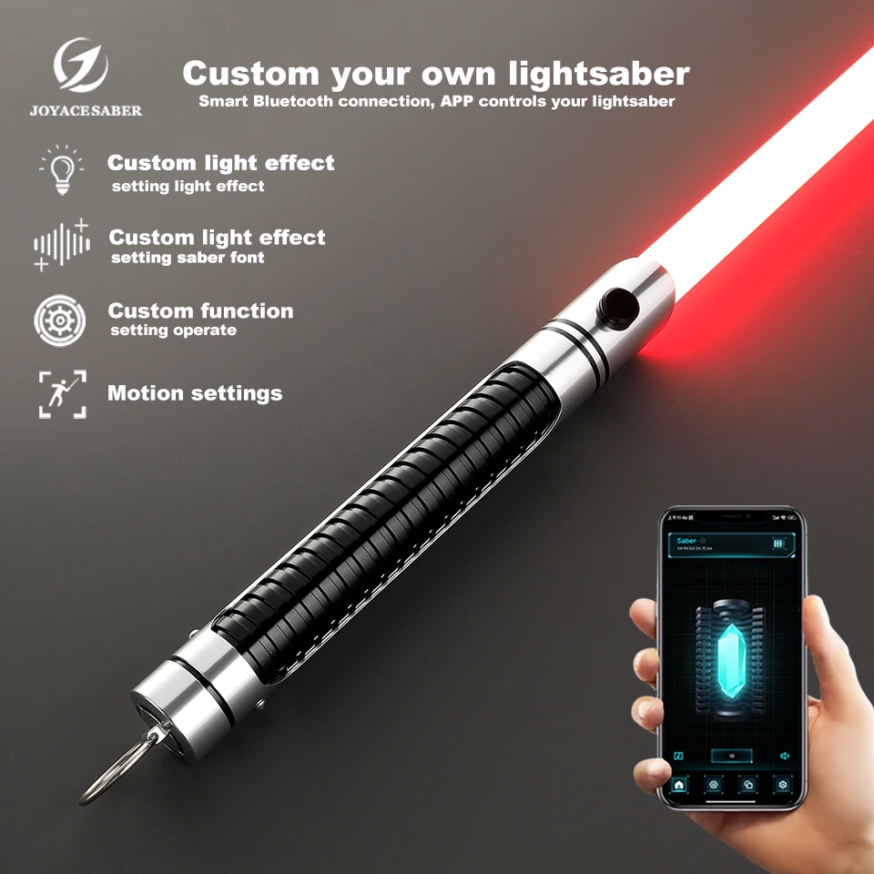 Pixel Lightsaber Antares Draco Light Saber Neopixel Laser Sword Metal Handle Heavy Dueling Xenopixel Sabers Cosplay Toys Joyace