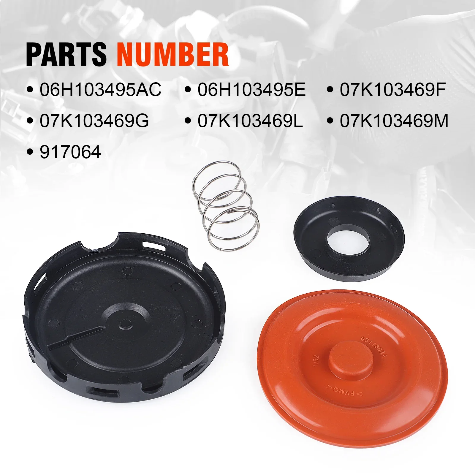 

07K103469G 917-064 07K103469L 07K103469M PCV Valve Diaphragm Kit For VW Golf Jetta Polo Audi A3 4 5 6 7 1.4 2.0 2.5 3.6L
