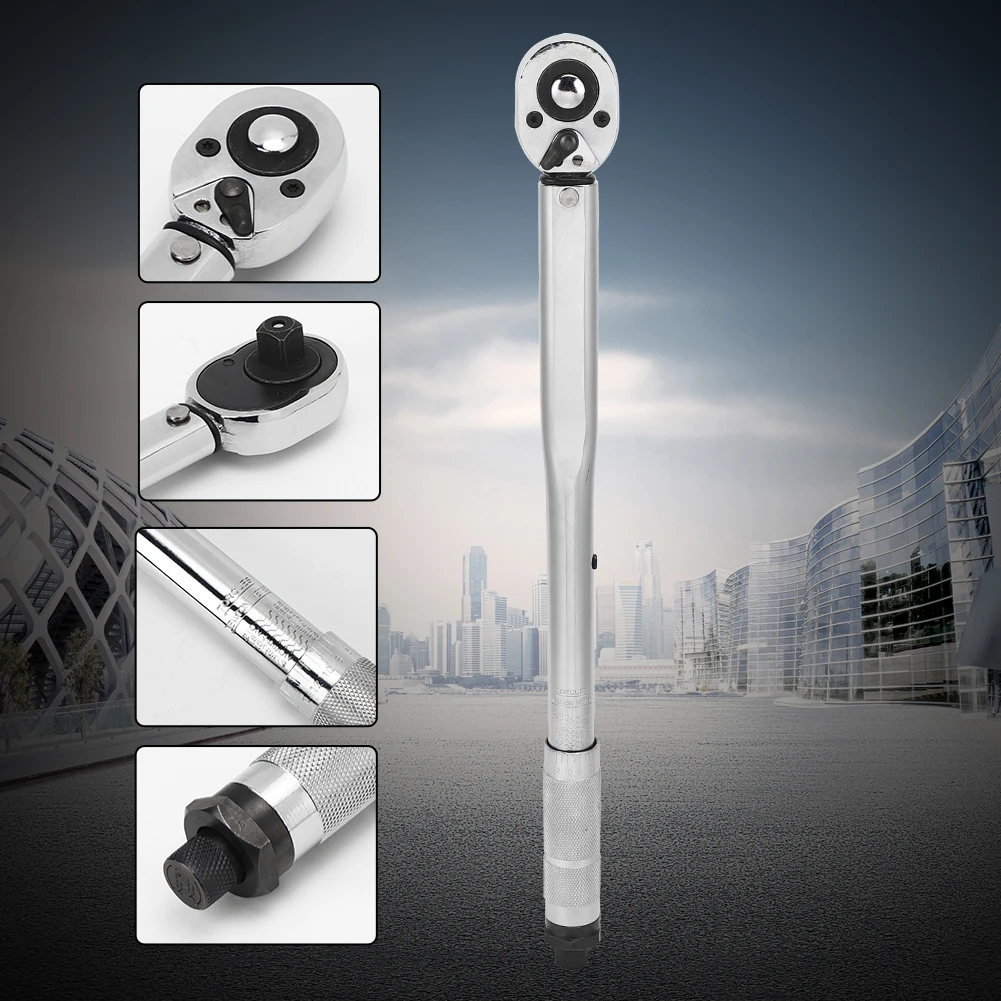 

Spanner Hand Tool Set 1/2in 28‑210Nm Wrench High Precision Quick Release 2‑Way Ratchet Preset Torsion Spanner