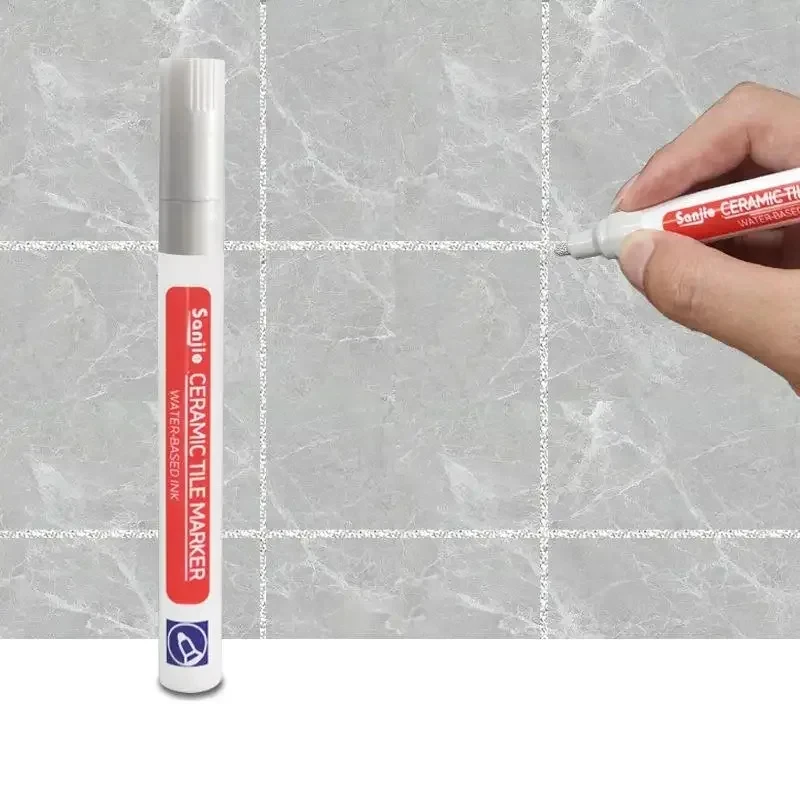 1/3 Pcs Wasserdicht Weiß Marker Stift Wand Naht Reparatur Fliesen Mörtel Marker Stifte Boden Badezimmer Dekontamination Pinsel Werkzeuge
