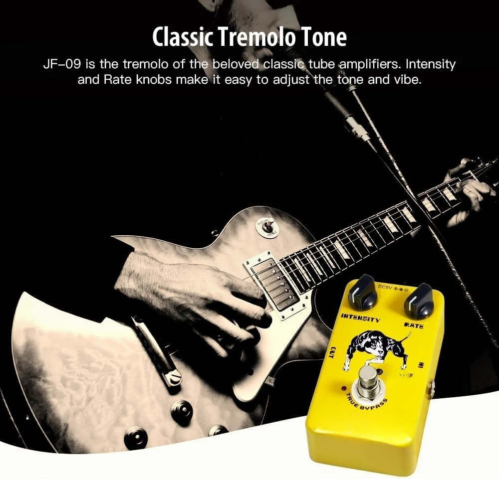 دواسة تأثير محبوب قديم أمبير دوائر كهروضوئية اهتزاز لتأثير الجيتار الكهربائي - الالتفافية الحقيقية (JF-09) #1