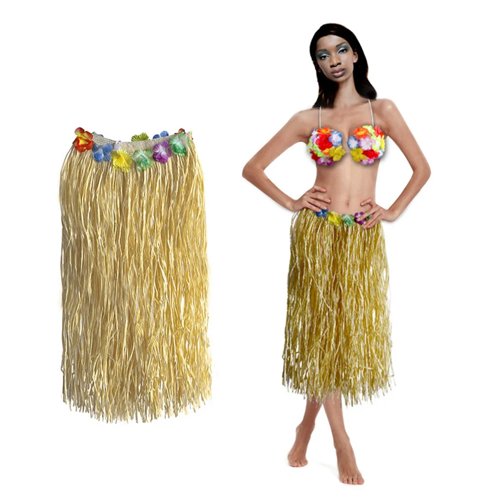 Jupe de danse Hula en raphia pour femmes, Costume de spectacle de fête, mariage, anniversaire, pâques, Halloween, vêtements de noël, fête hawaïenne