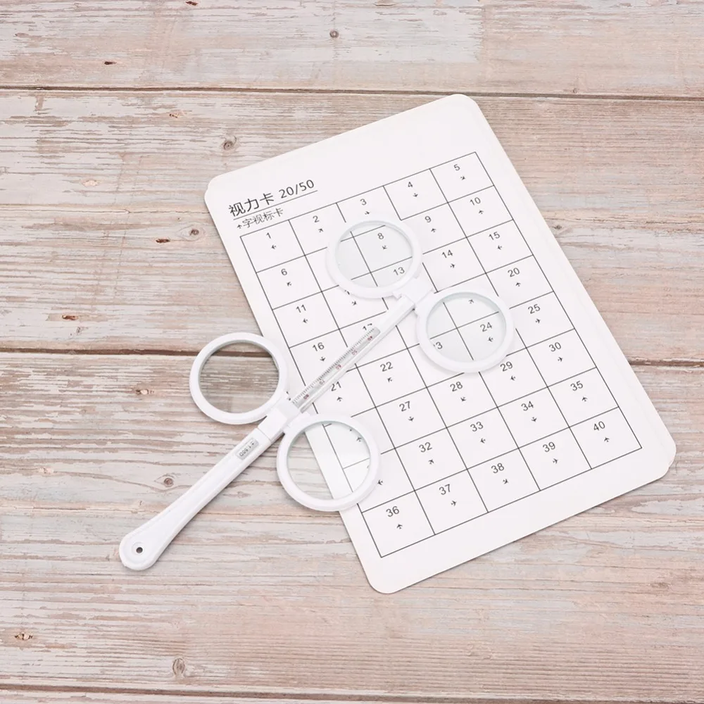 Adjustable Optical Flipper ±200 Degree Plastic Material Optometry Instrument Visual Card ±150 Degrees Vision Training Tool