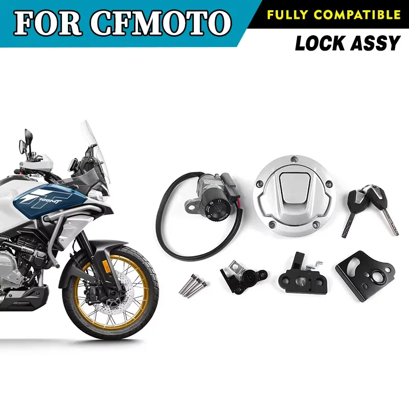 For CFMOTO 700MT Lock Assy Motorcycle Accessories CF Moto 700 MT Moto Parts