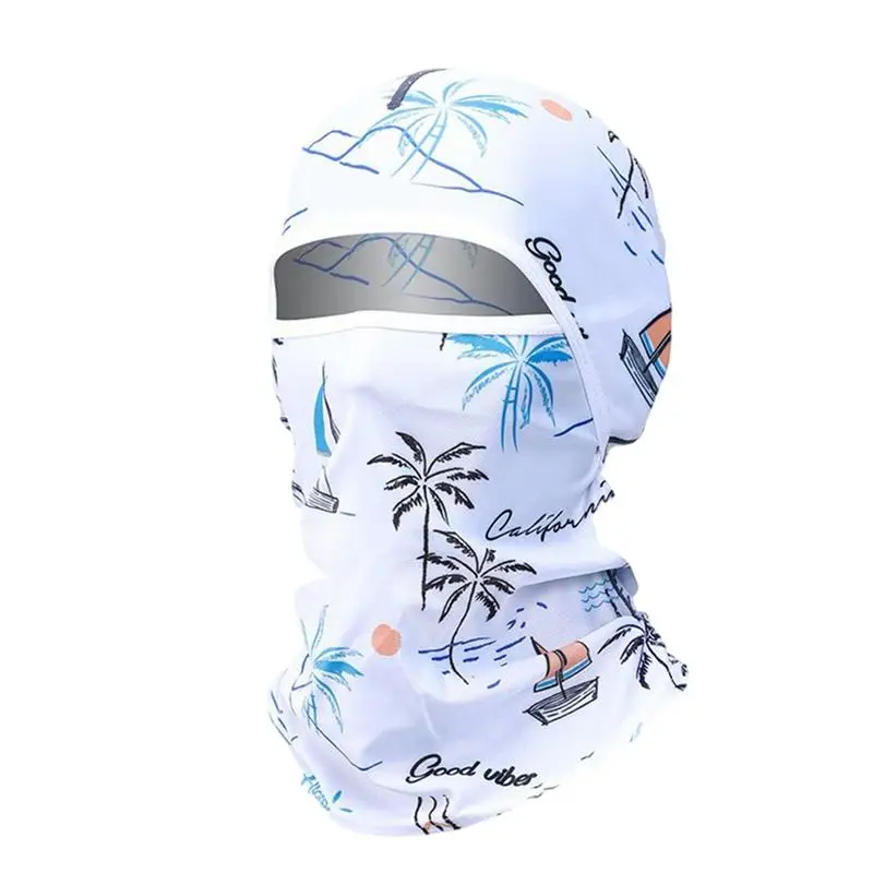 Summer Balaclavas Sun Protection Full Coverage Face Neck Gaiter Highly Elastic Sun Protector Face Cover For Motorcycle Cycling